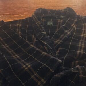 Mens 3/4 length Polar Fleece Bathrobe